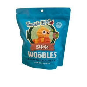 *Sold out online* Woobles Amazon Prime Tumble Leaf Stick Crochet Kit (Unopened)